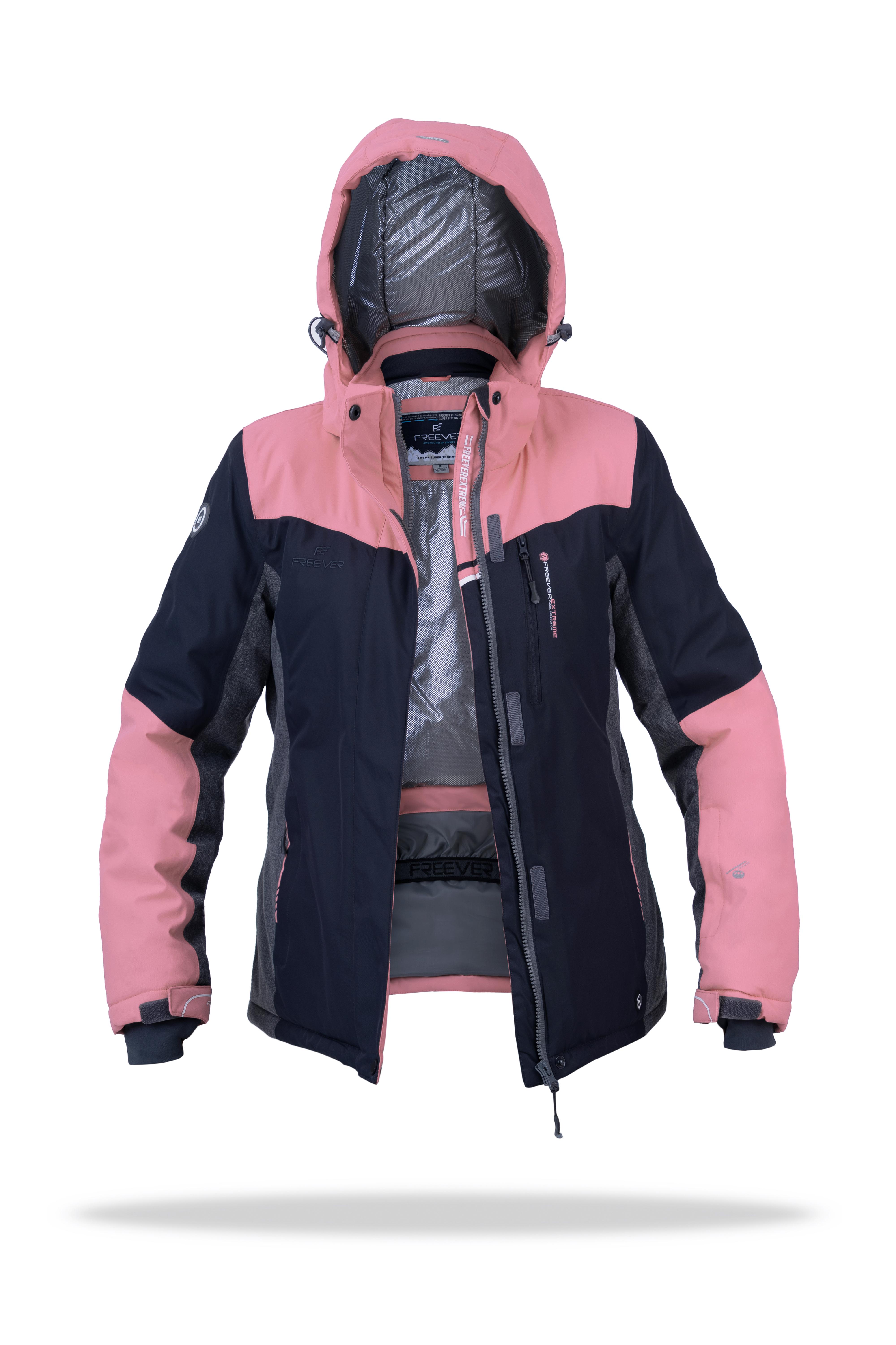 

Горнолыжная куртка женская Freever GF 11622 пудра S