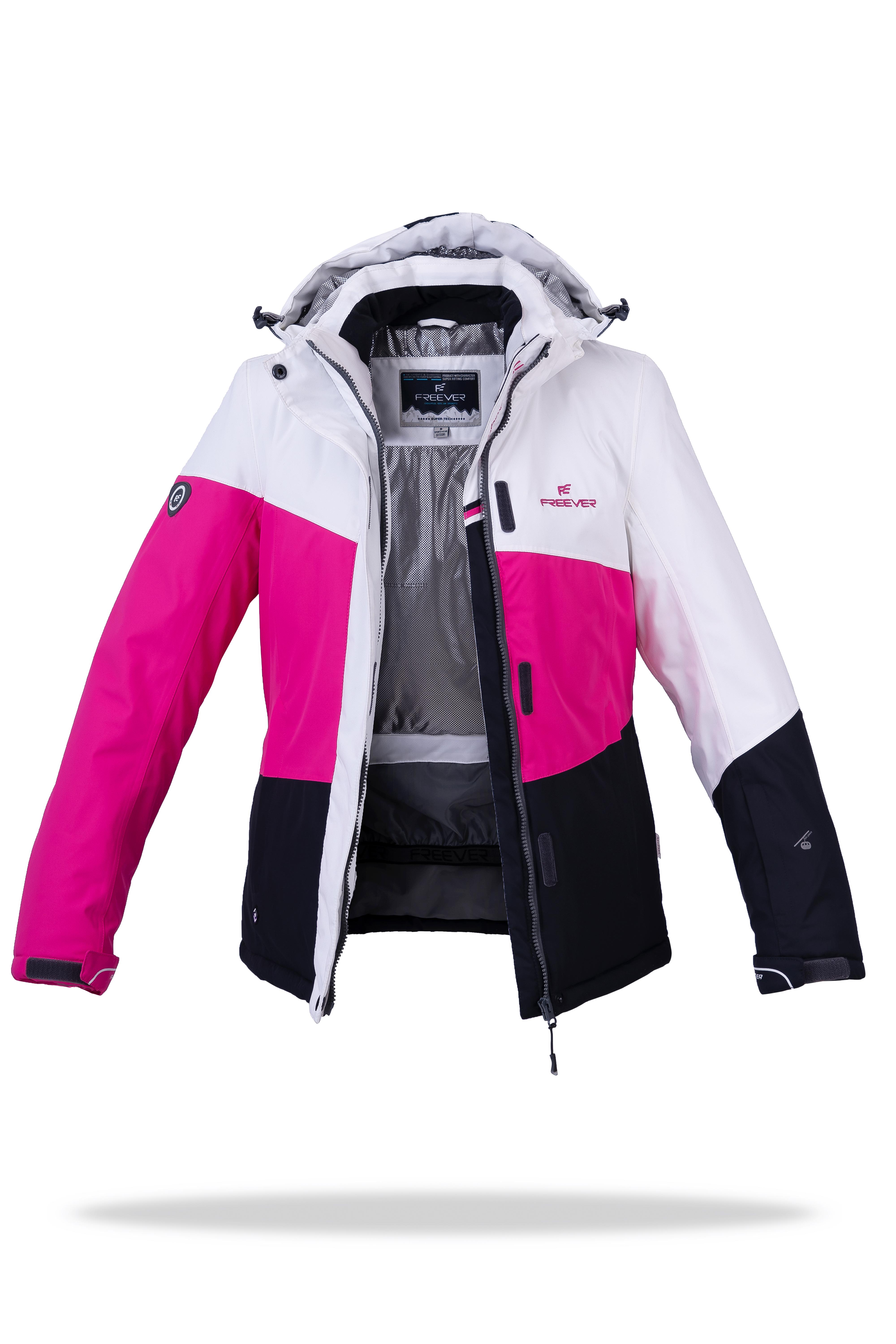 

Горнолыжная куртка женская Freever GF 11621 розовая XL