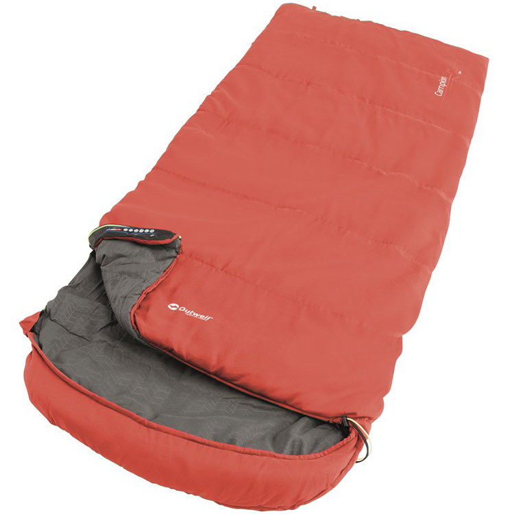 

Спальный мешок Outwell Campion Lux/-1°C Red Left (230356)