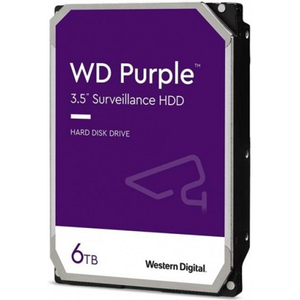 

HDD SATA 6.0TB WD Purple 5400rpm 128MB (WD62PURZ)