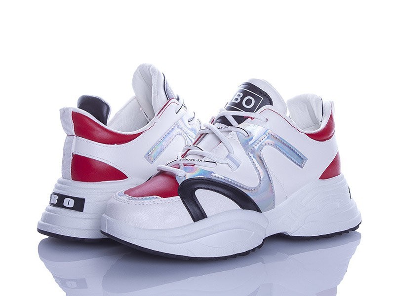 

Кроссовки VIOLETA 20-775 white-red 202039 40 25 см
