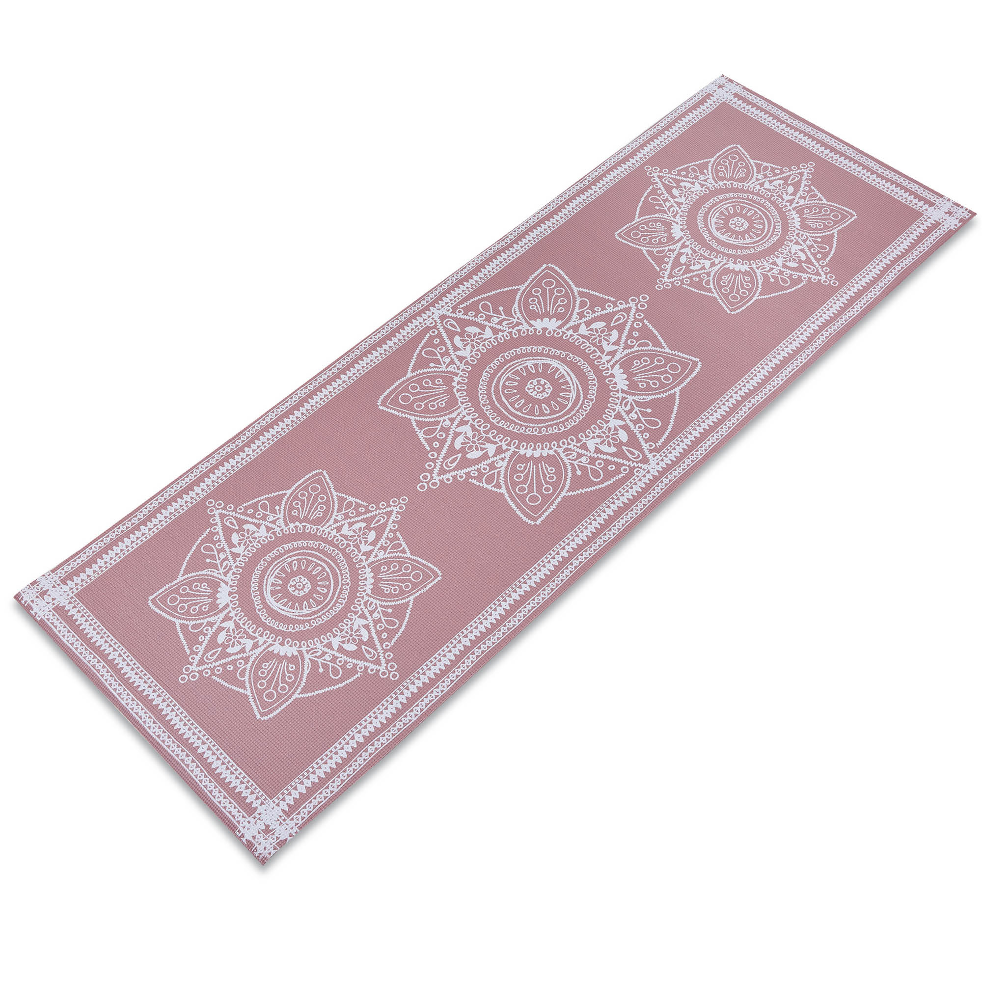 

Коврик для йоги и фитнеса двухслойный 4мм CARPET размер 173смx61смx4мм 0179-1