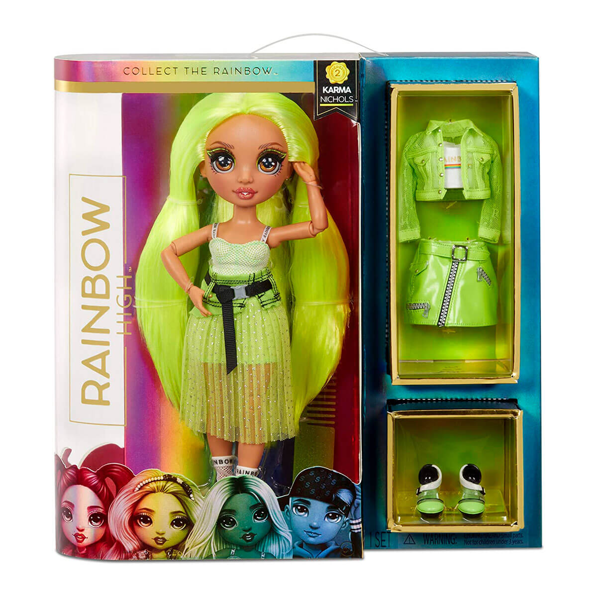 

Лялька Rainbow High S2 Карма Нікольс з аксесуарами (572343)