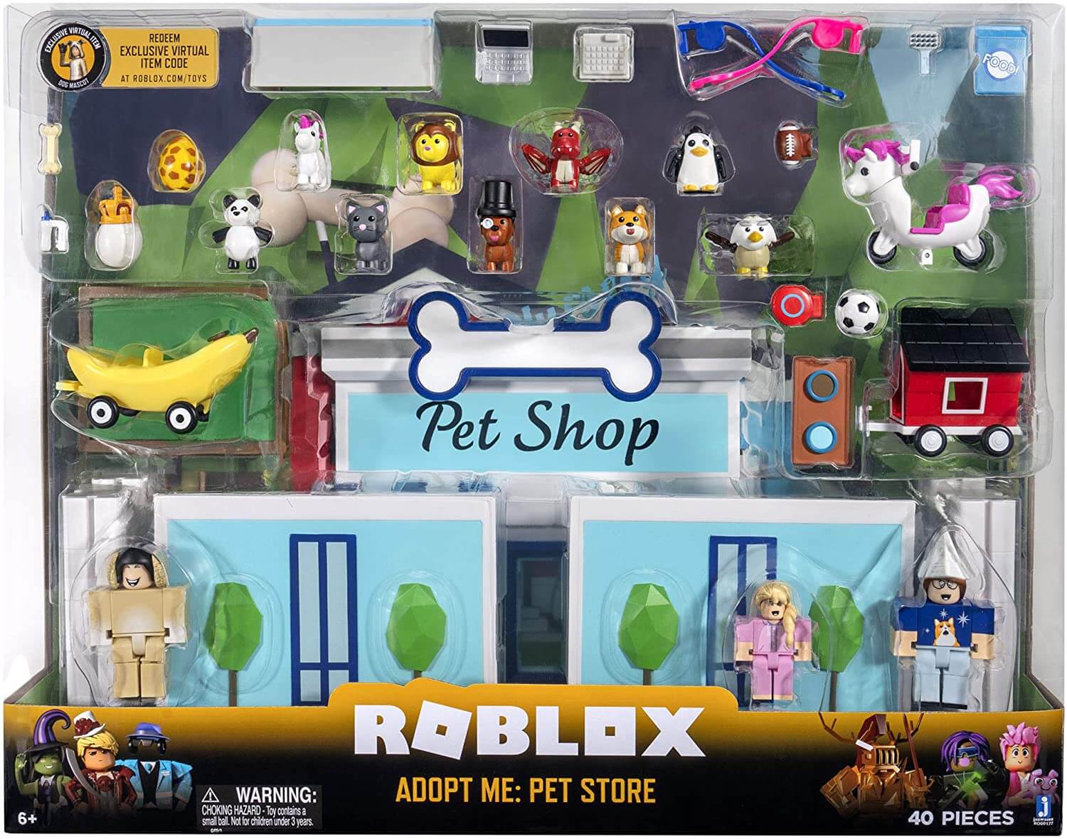 

Ігрова колекційна фігурка Jazwares Roblox Deluxe Playset Adopt Me Pet Store W6 (ROG0177)