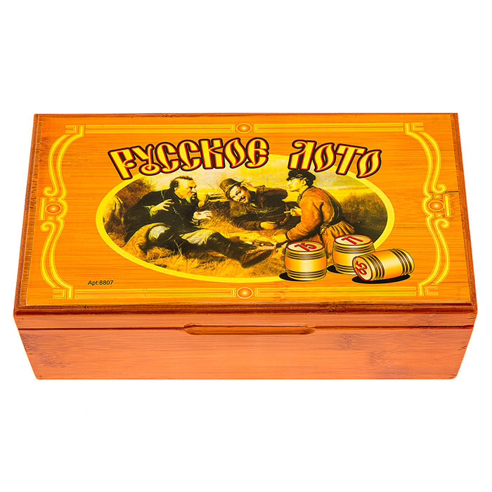 

Лото, деревянная коробка, 8807