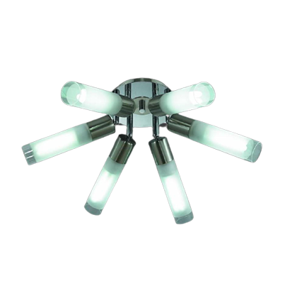 

Потолочный светильник INL-9153C-06 Chrome & Satin nickel