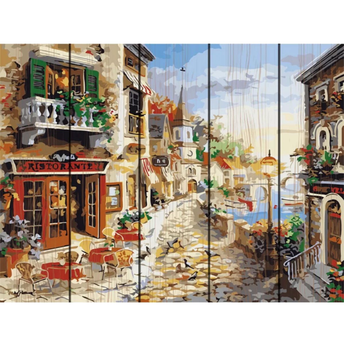 

Картина по номерам на дереве Приморский бульвар Rainbow Art (GXT7233) (156080)