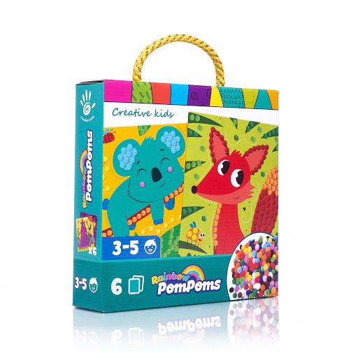 

Набор для творчества Rainbow pompoms укр Vladi Toys (VT4433-06) (158085)