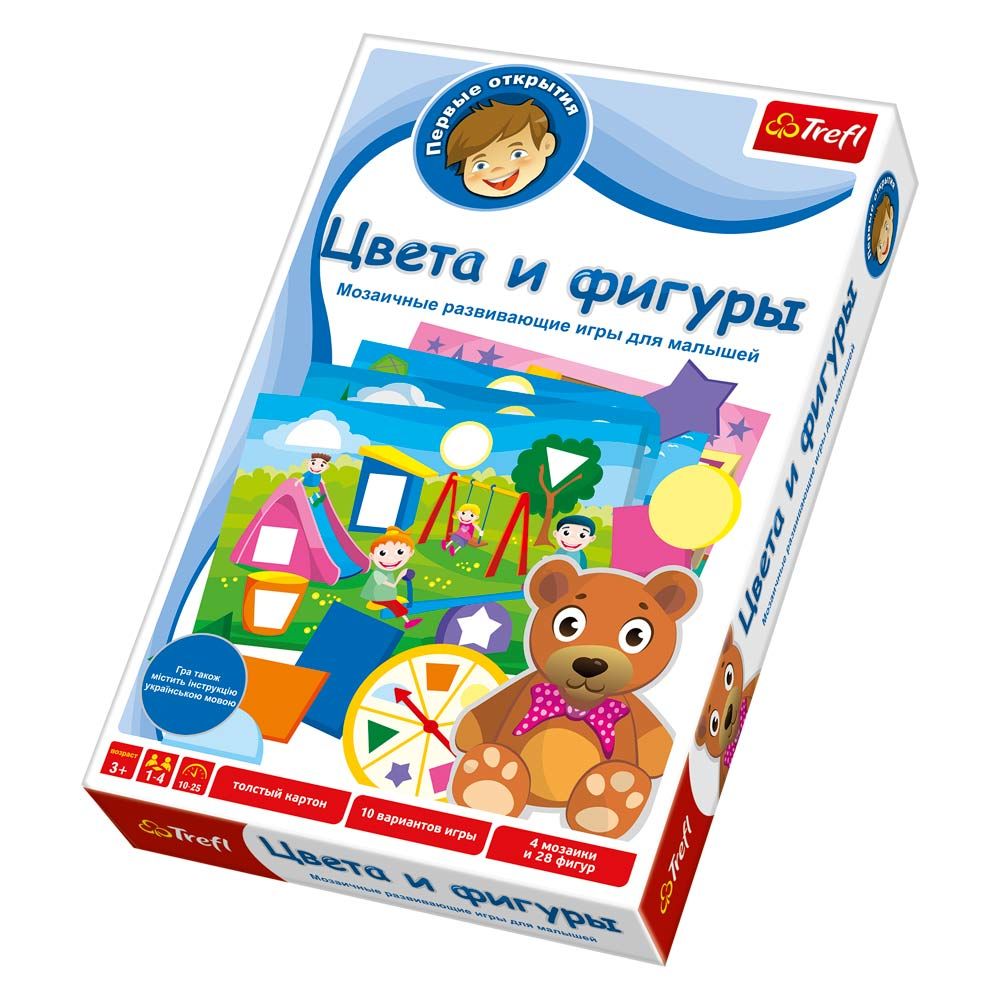

Настольная игра Первые открытия Цвета и фигуры Trefl (1106) (158330)