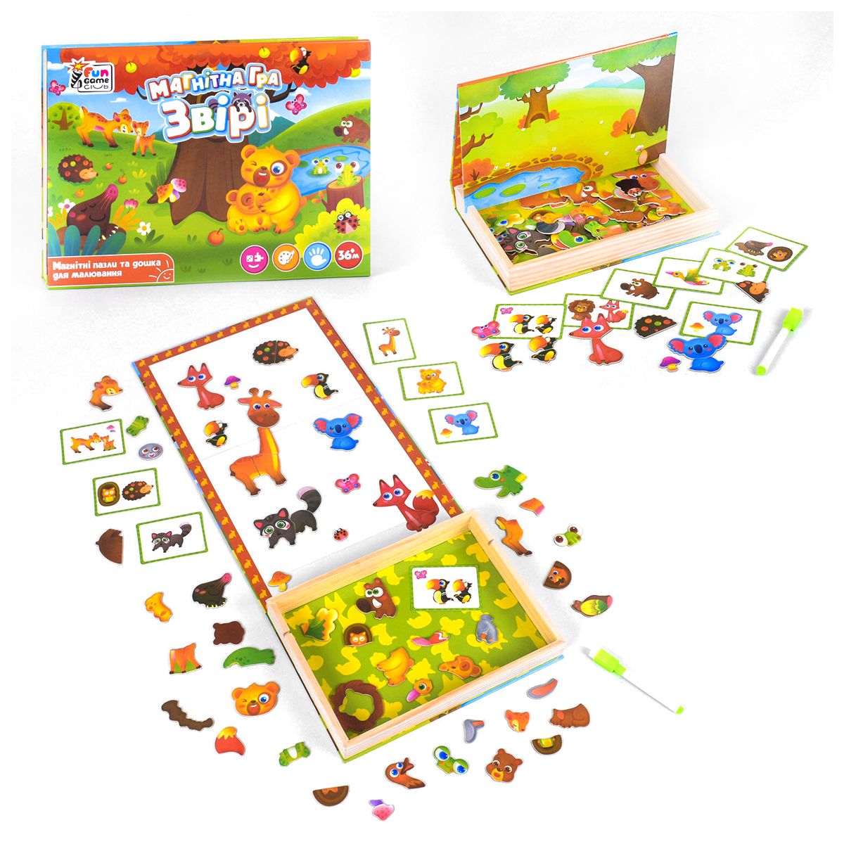 

Магнитная игра Зверушки MiC (82690) (157883)