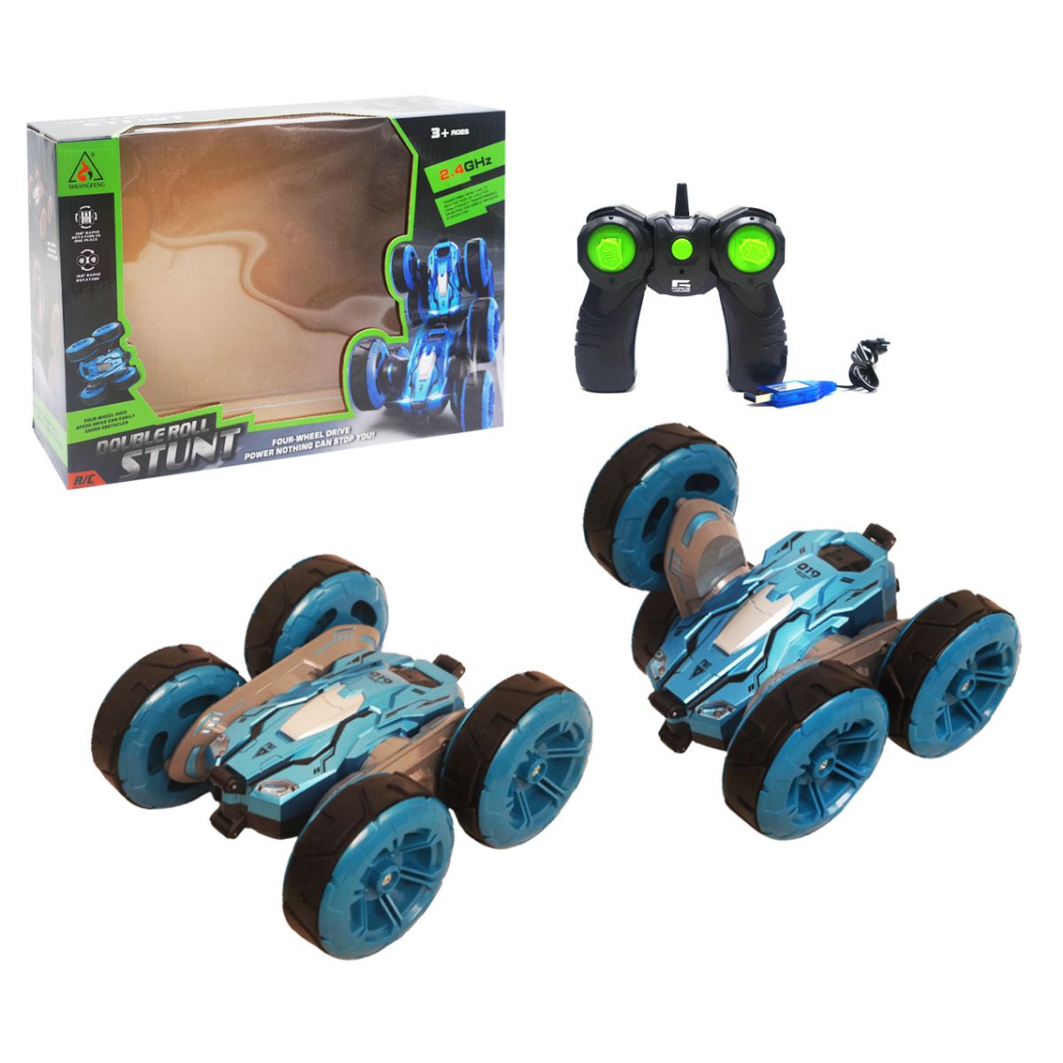 

Машина на радиоуправлении Double Roll голубой ShuangFeng (2030) (158247)