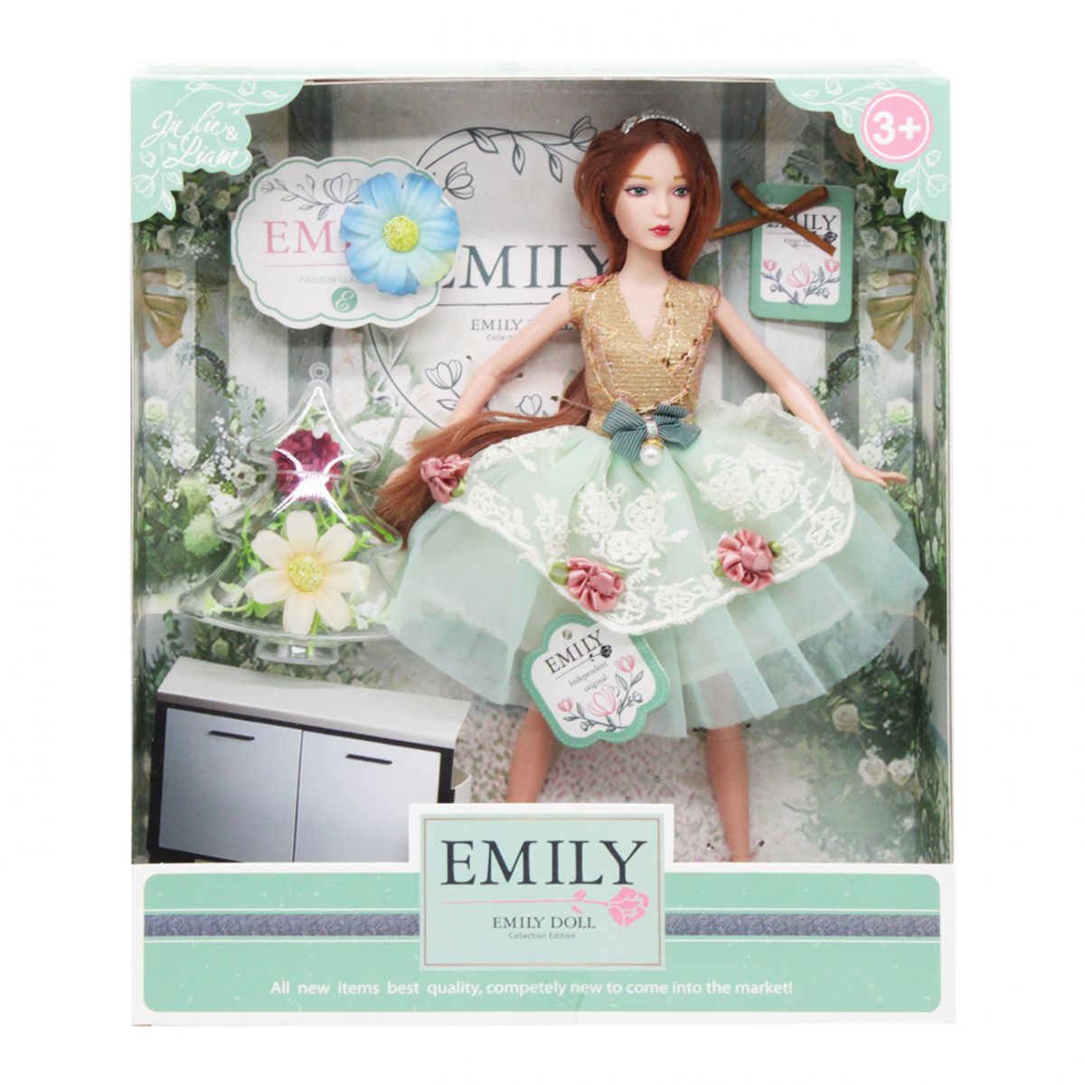 

Кукла Emily Fashion Classics с цветами MiC (QJ088B) (158890)