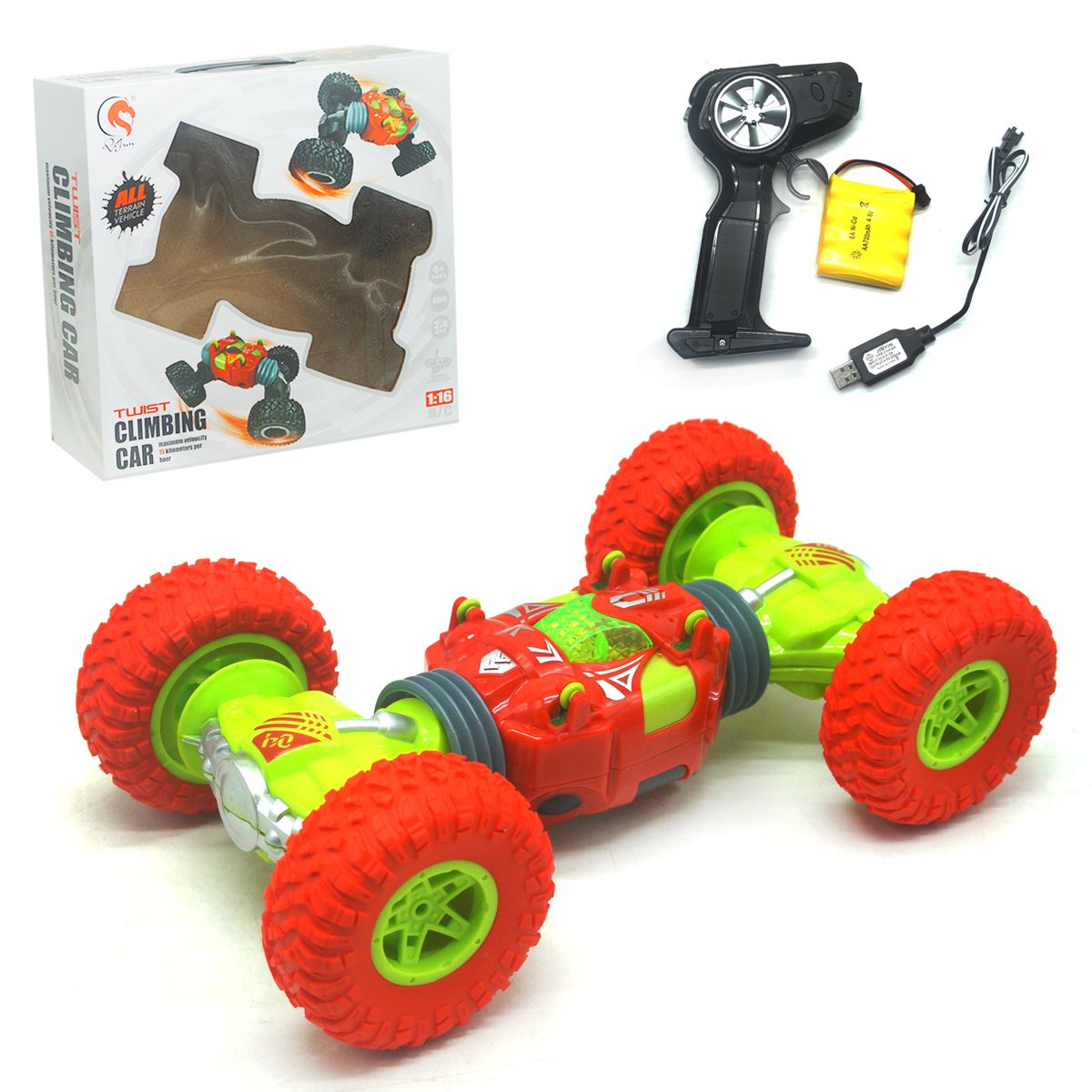 

Трюковый вездеход Climbing car красный MiC (1824-6) (158302)