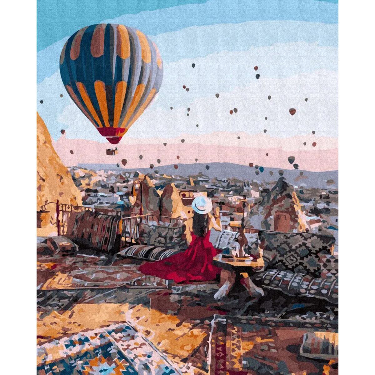 

Картина по номерам Завтрак в Каппадокии Rainbow Art (GX39334) (159622)