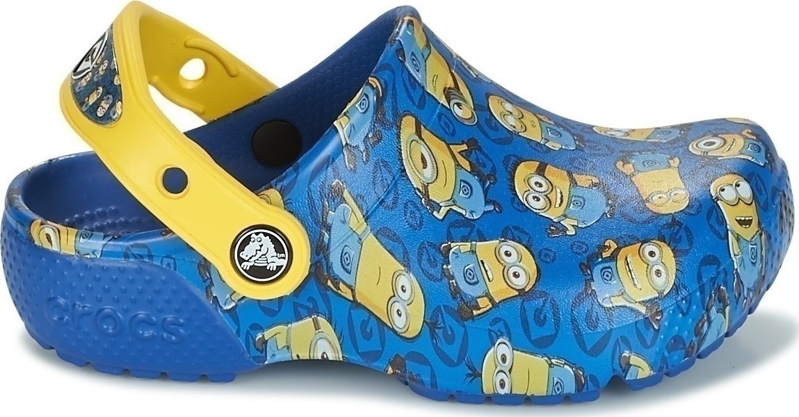 

Детские сабо Crocs Kids FL Minions Grphic Clog K C10 205122-4GX Синий 27