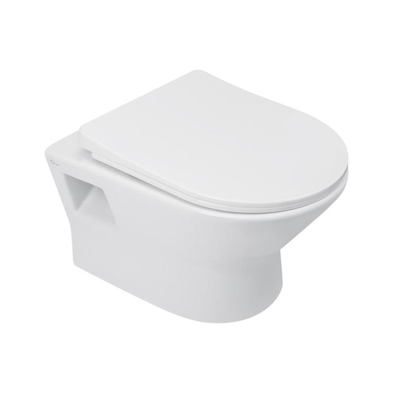 

Унитаз подвесной Qtap Lark безободковый с сиденьем Slim Soft-close (QT0331159W)
