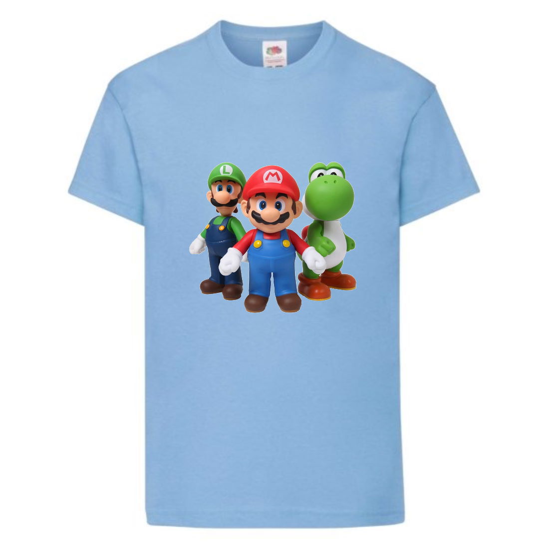 

Футболка Супер Марио 8 (Super Mario) голубая (SMar sbl-2) 116 см