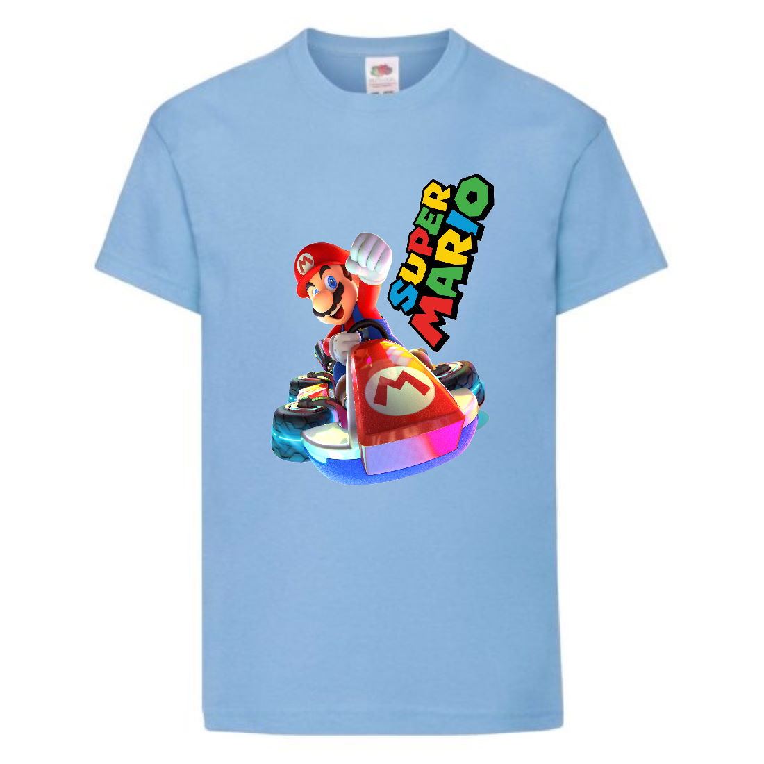 

Футболка Супер Марио 1 (Super Mario) голубая (SMar sbl-02) 116 см