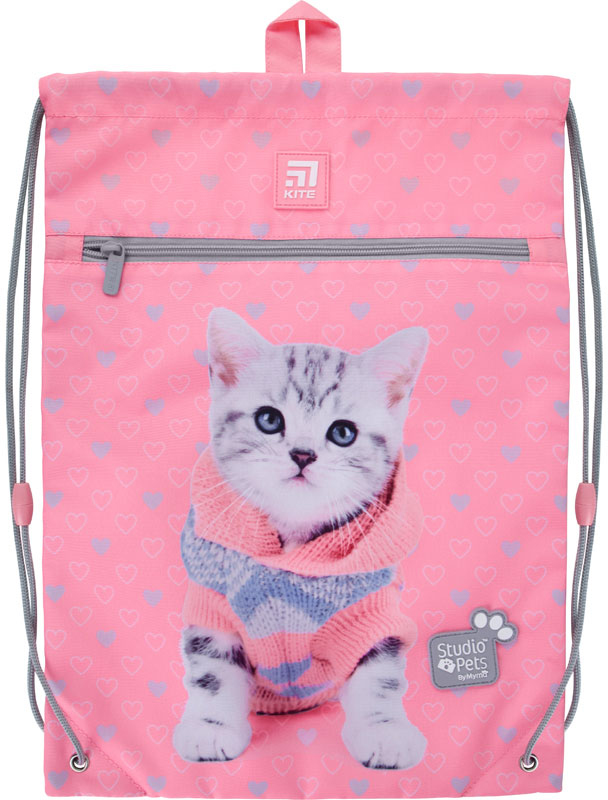 

Сумка для обуви с карманом Kite Education Studio Pets 46x33 см (SP21-601M-2)