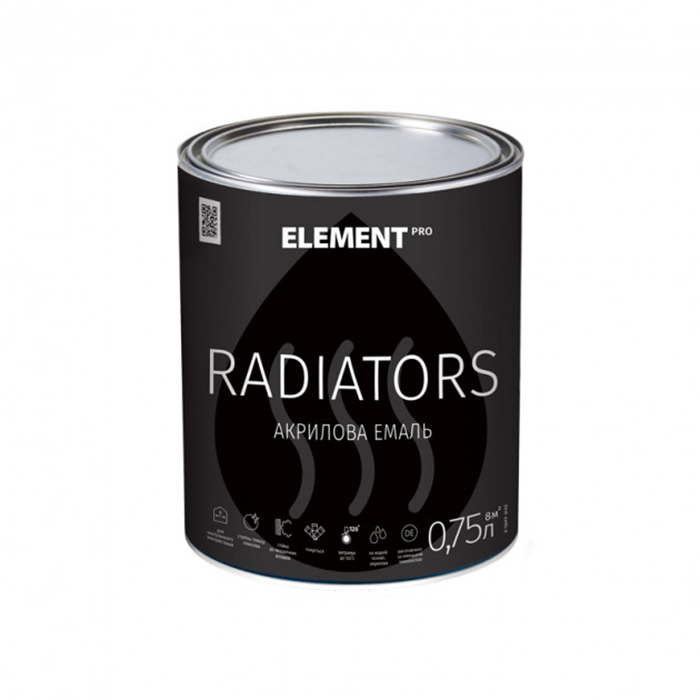 

Емаль Акрилова ELEMENT PRO+FACADE SYSTEM RADIATORS (0,75 л)