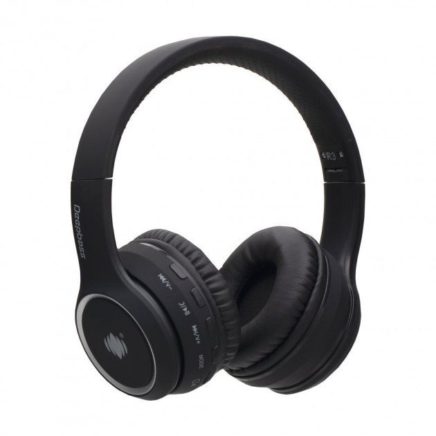 

Наушники Bluetooth DeepBass R3, (Чёрный)