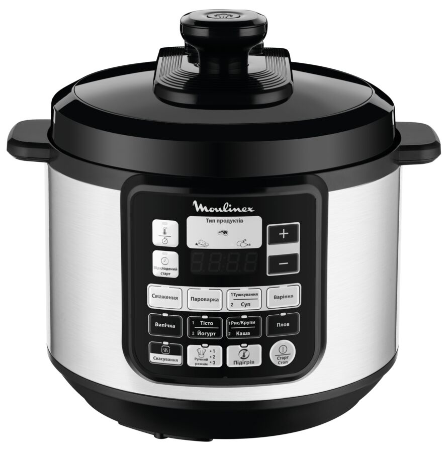 

Мультиварка-скороварка MOULINEX Initial Pressure CE620D34