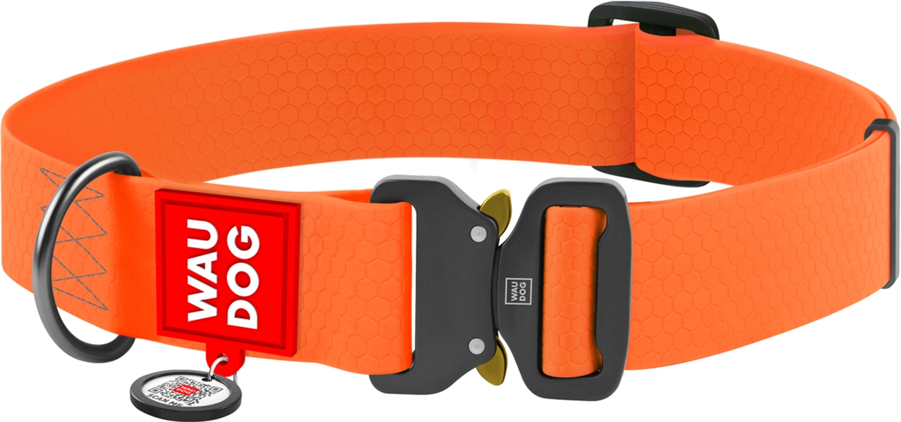 

Ошейник Collar Waudog Waterproof XXL 40 мм 43-70 см Оранжевый