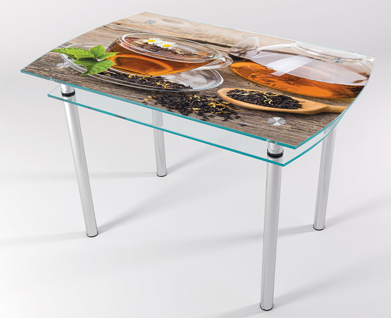 

Стол стеклянный "Jam" Чай KT-02 120х80 см
