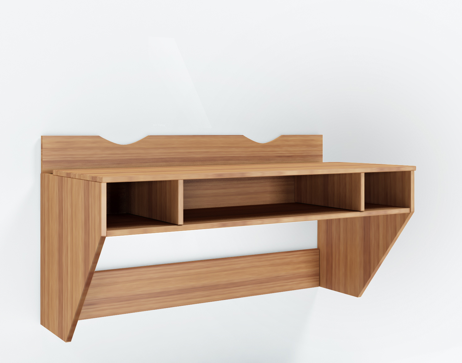 

Навесной компьютерный стол "Comfy Home" AirTable-II LB Mini (орех)