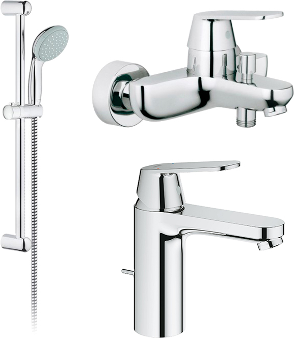 

Набор смесителей для ванны GROHE Eurosmart Cosmopolitan 126112M M-size (23325000+32831000+27926001)