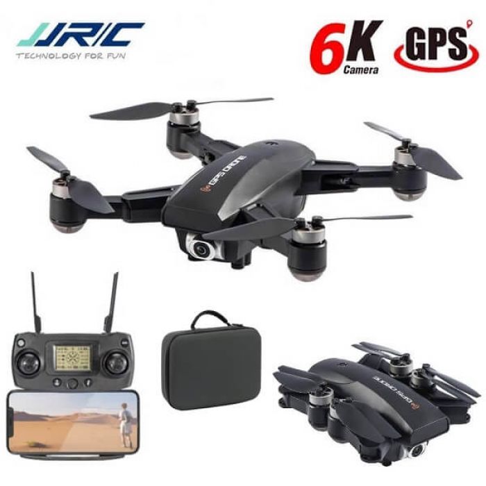 

Квадрокоптер JJRC X16 Heron з 6K Wi-Fi FPV камерою, до 18 хв, до 500 м + кейс