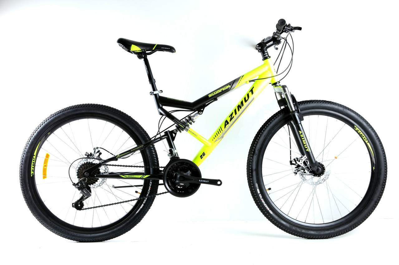 

Велосипед Azimut Scorpion 2021 Shimano 26"Black / Yellow
