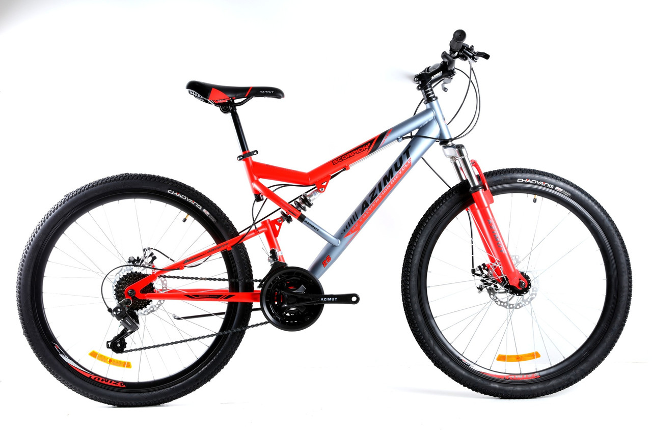 

Велосипед Azimut Scorpion 2021 Shimano 24" Grey / Red