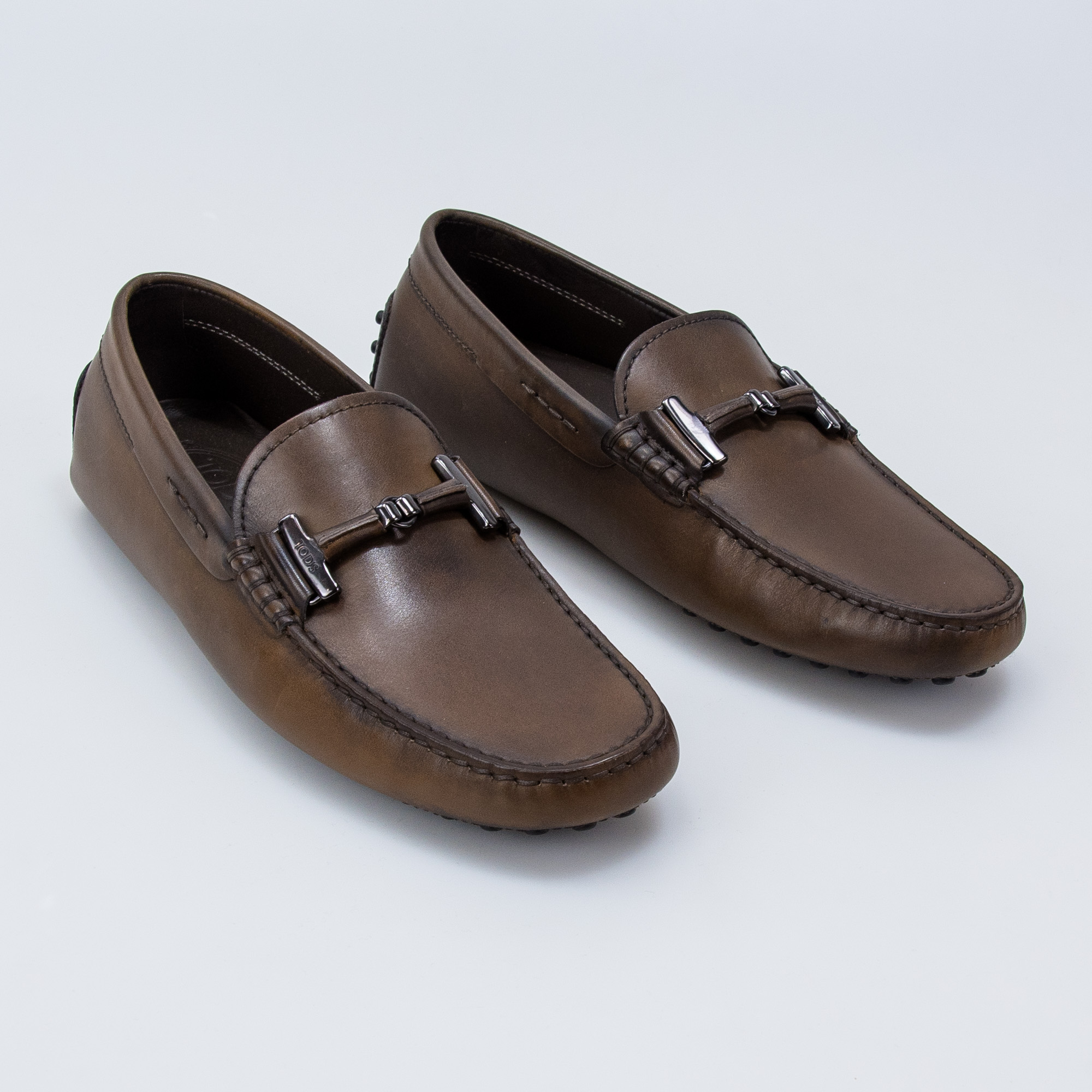 

Мокасины Tod's Doppia T Ricoperta Gommini Nuovo D9c Cacao 39.5