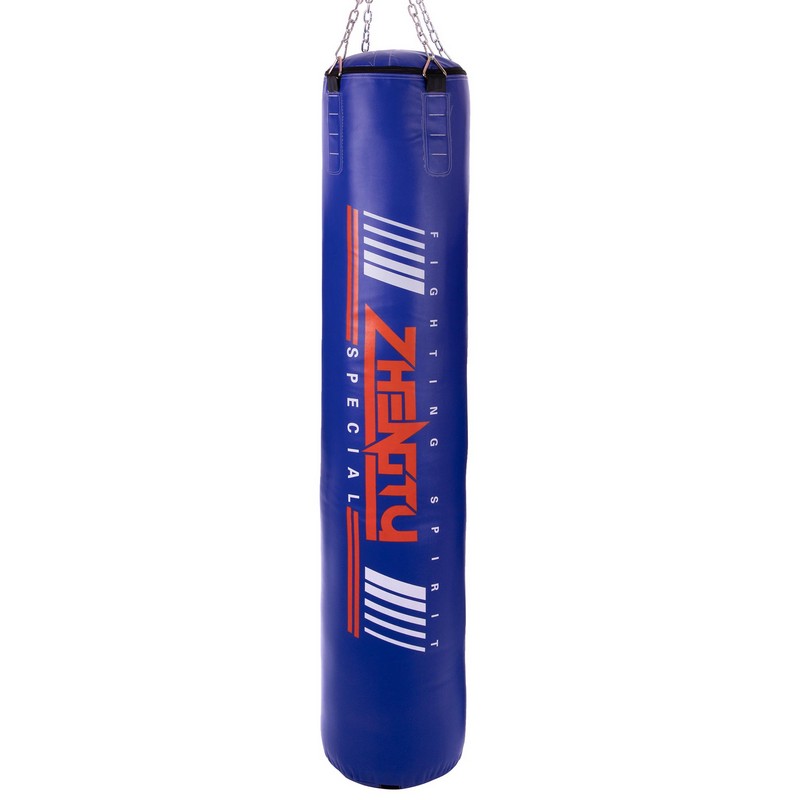 

Мешок боксерский Цилиндр с кольцом и цепью PVC h-180 см ZHEGTU, Цвет Синий