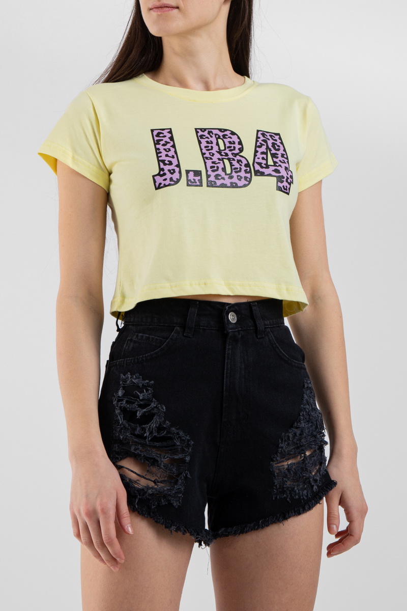 

Футболка J.B4 (Just Before)  Желтый (1WF14023, Футболка J.B4 (Just Before) S Желтый (1WF14023-S)