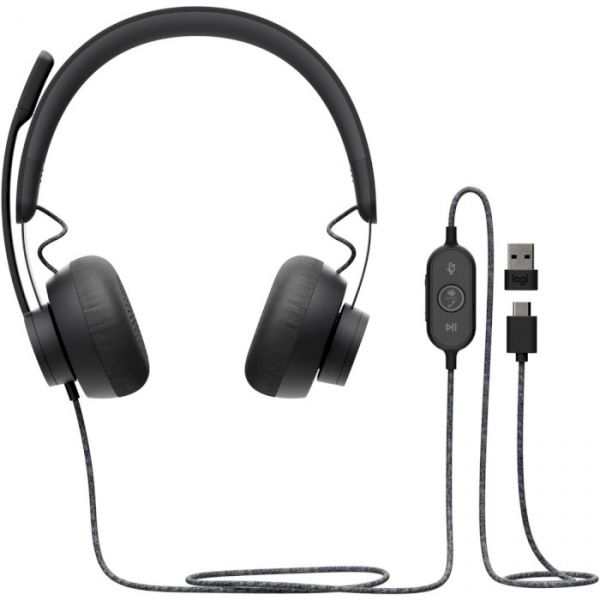 

Наушники Logitech Zone Wired Black (981-000870)