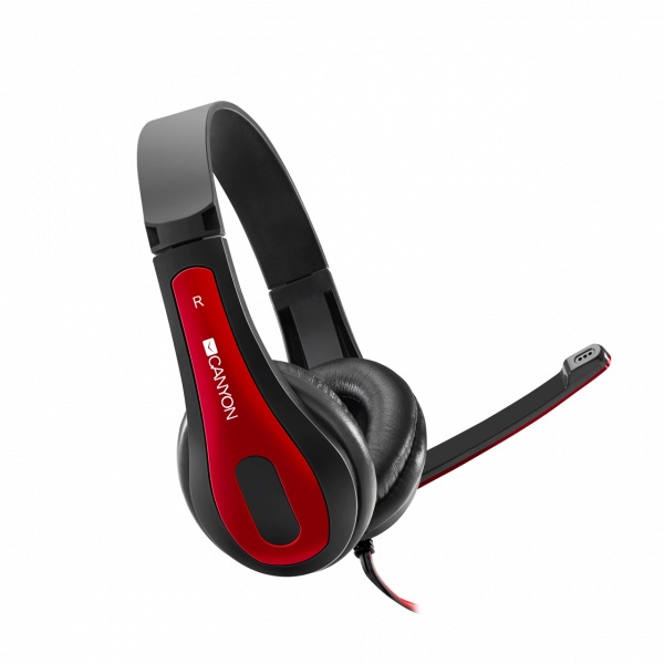 

Наушники Canyon cns-chsc1br Black-Red