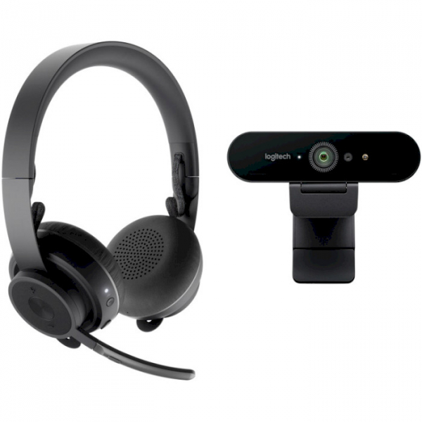 

Наушники Logitech Pro Personal Video Collaboration Kit (Zone Wireless + brio) (991-000309)