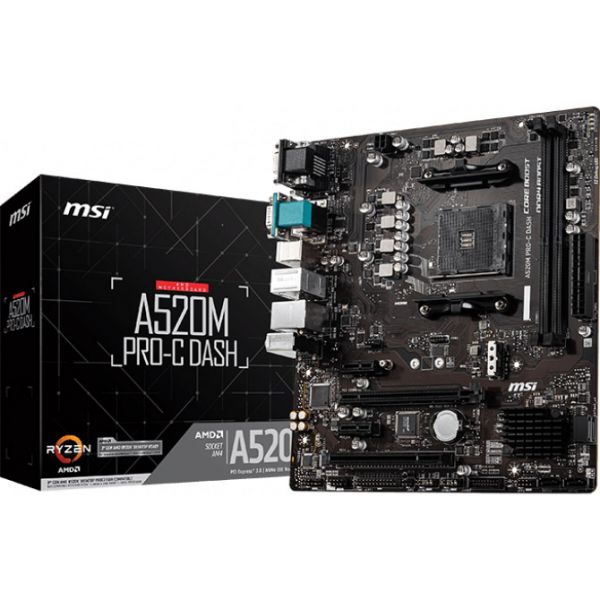 

Материнская плата msi a520m Pro-C Dash Socket am4