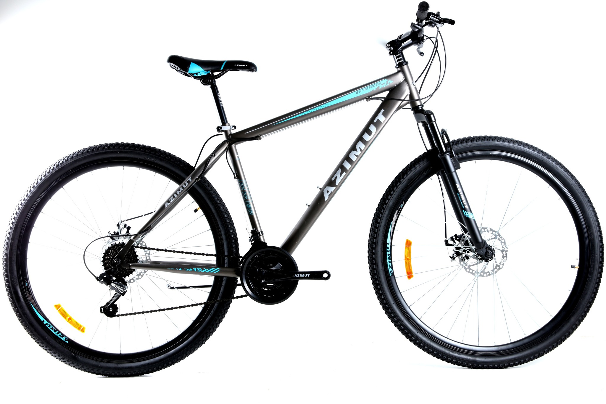 

Велосипед Azimut 2021 Energy Shimano 26" 21" Grey / Blue (Energy/GFRD)