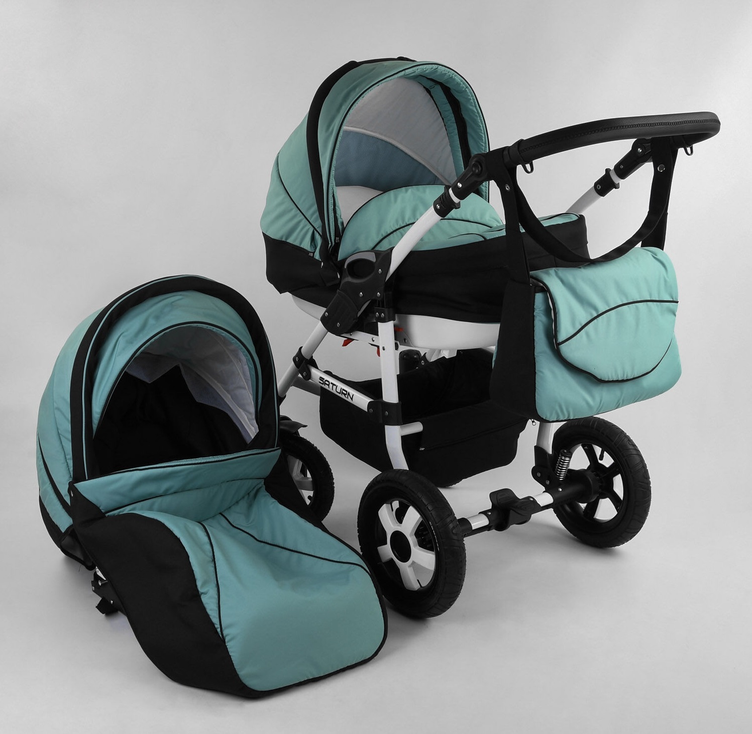 

Универсальная коляска 2 в 1 Victoria Gold Saturn 3 Len 0186-L76 Turquoise (0186-L76)