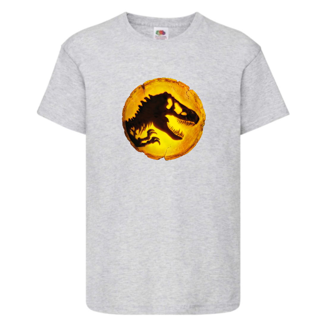 

Футболка детская Парк Юрского Периода 008 (Jurassic Park) серая (JPK gry 008) 104 см