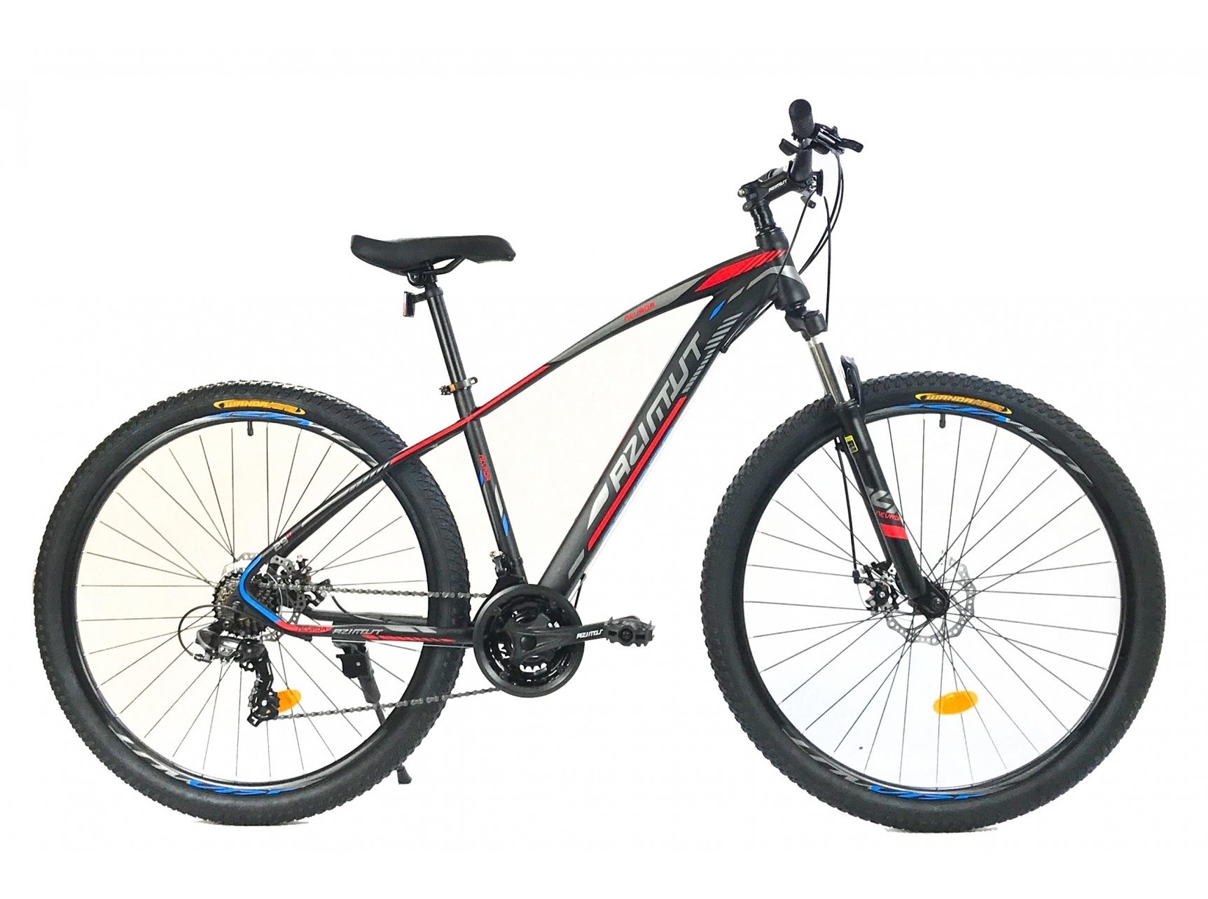 

Велосипед Azimut 2021 Shimano Nevada 24" 15" Black / Red (Nevada/GFRD)