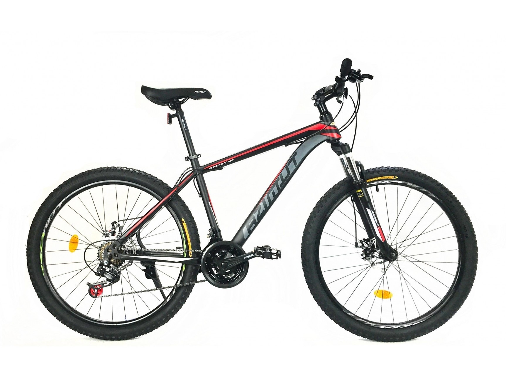 

Велосипед Azimut 2021 Shimano 40D 27,5" 17" Black / Red / Grey (40D/GFRD)