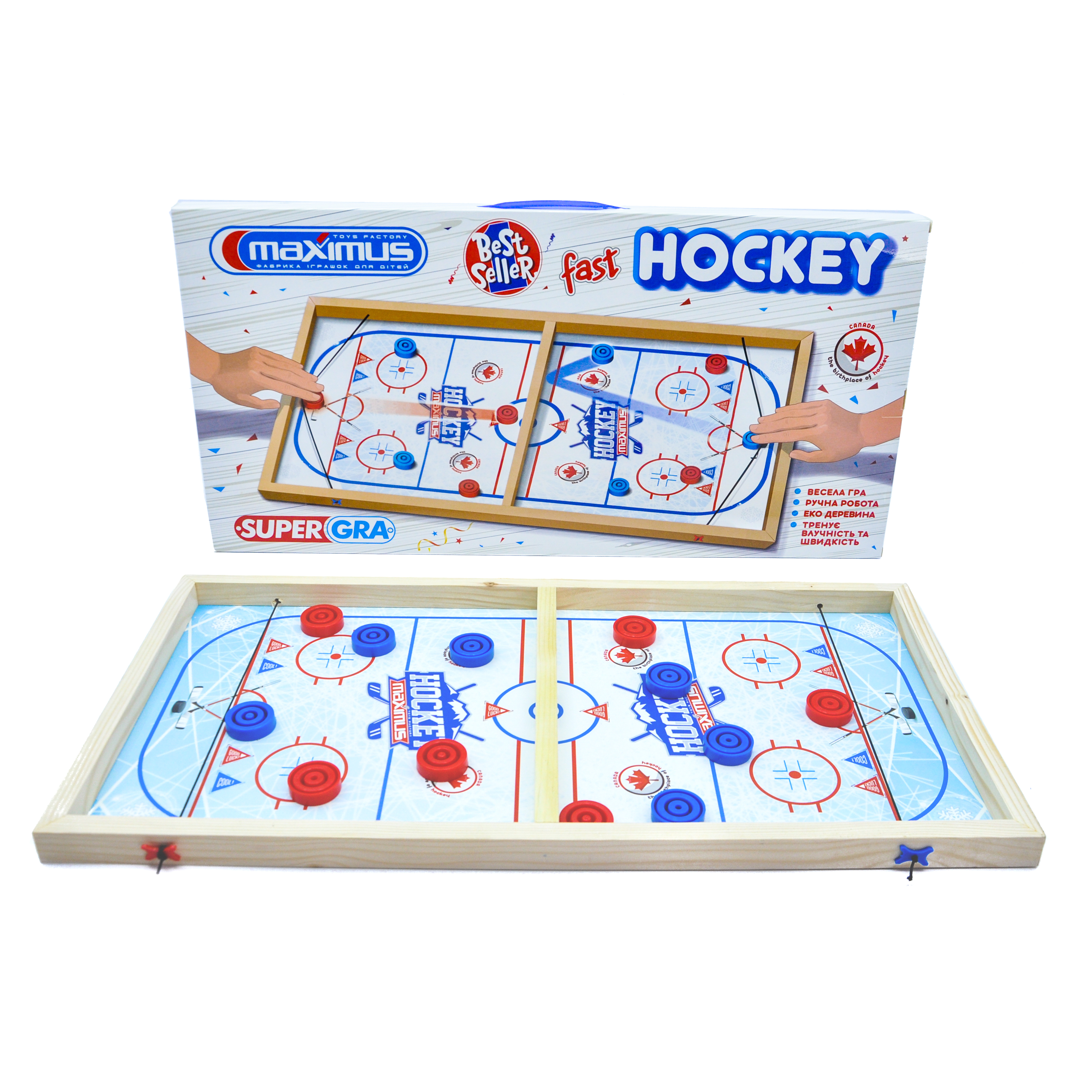 

Игра настольный хоккей Maximus″Fast Hockey″ Maximus разные цвета (5646)