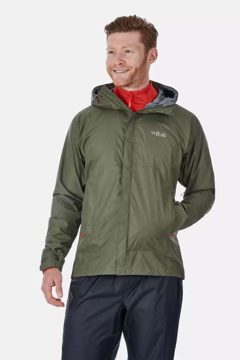 

Куртка Rab Downpour Jacket M Зеленый