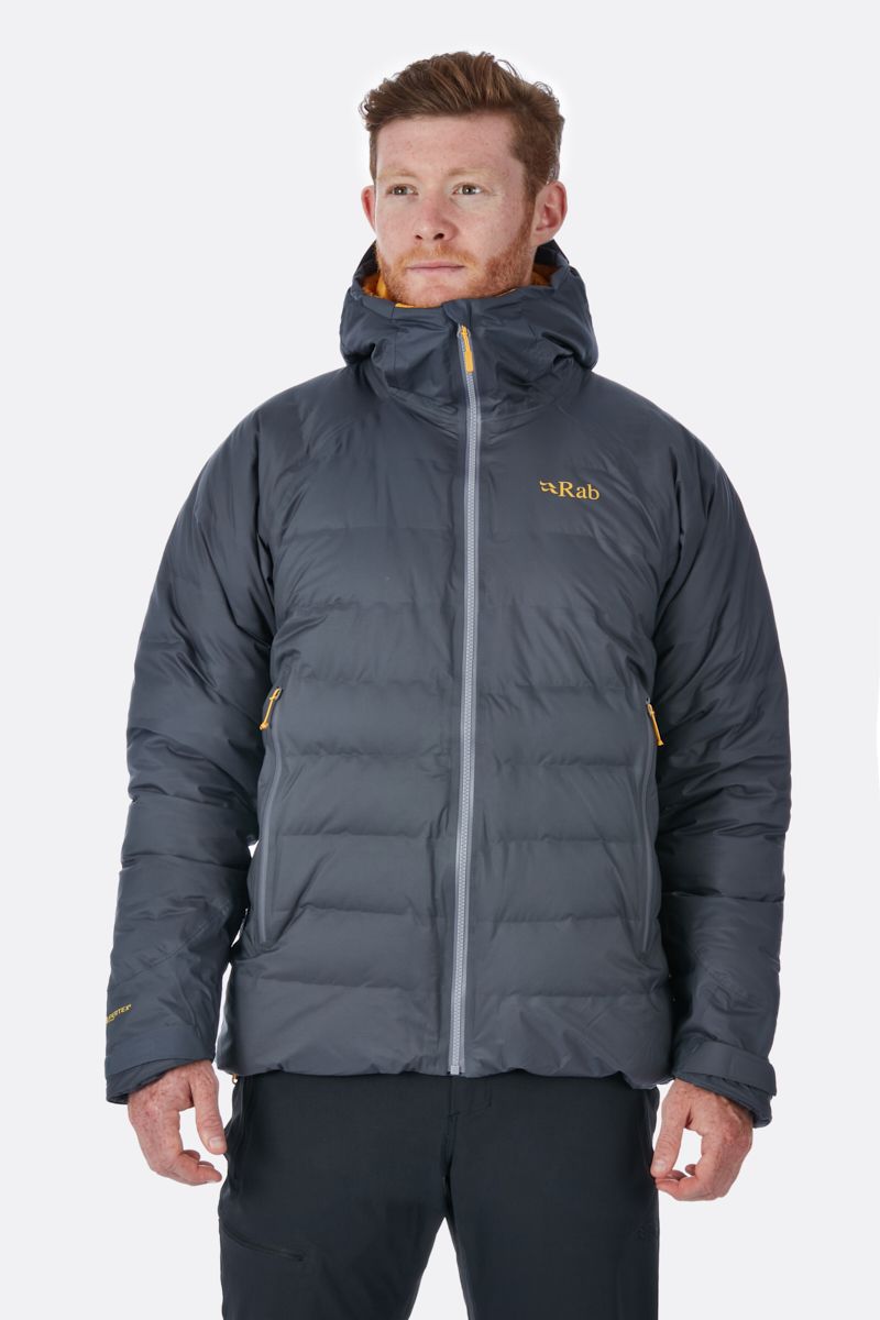 

Куртка Rab Valiance Jacket M Серый-Желтый