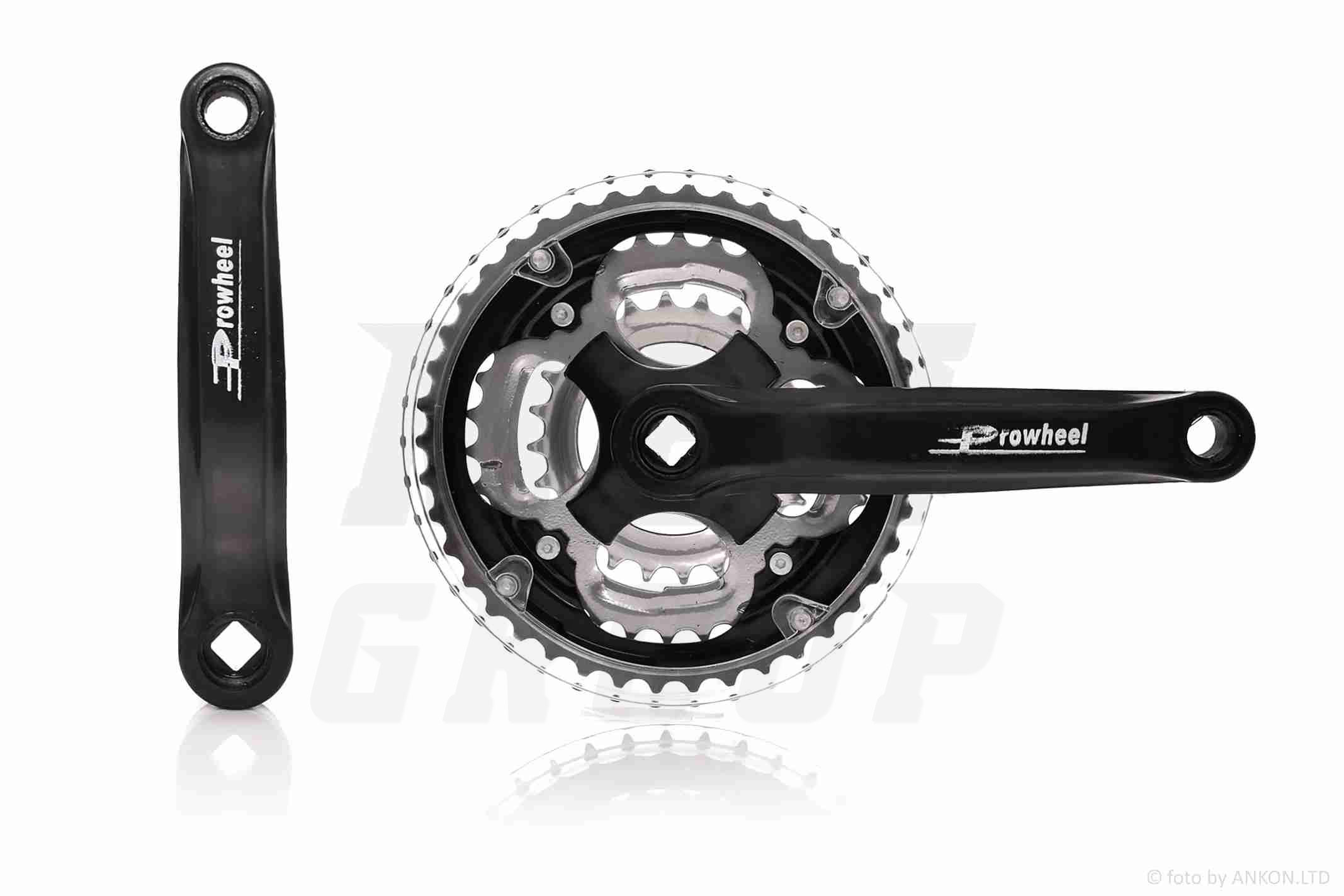 

Звезды передние 42х34х24Т с защитой и шатуном 170mm (черный) 'PROWHEEL' #028373
