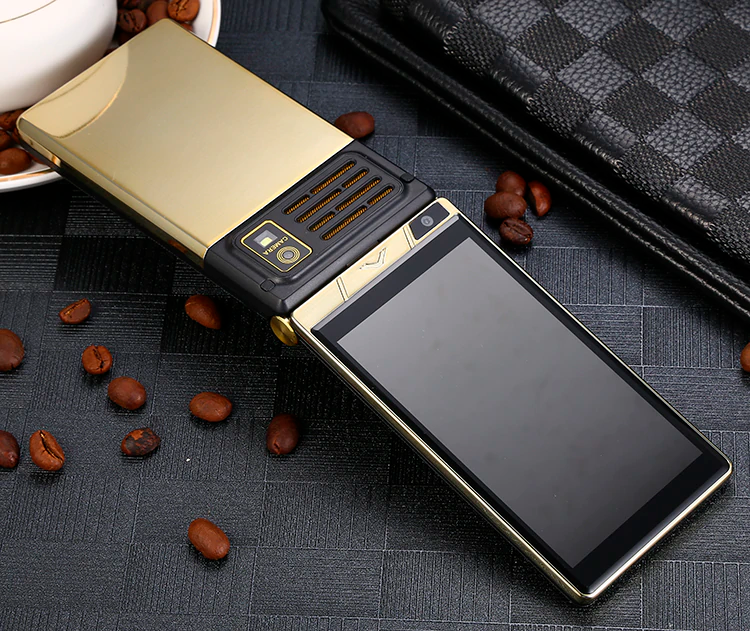 

Мобільний телефон Tkexun RS-1 gold Розкладачка Кнопковий 2,8" 5900mAh (1246 zp)